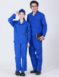 đồng phục công nhân màu xanh